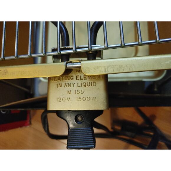 Vintage Hibachi Meteor Indoor Smokeless Electric  M-185 MCM - Picture 6 of 7